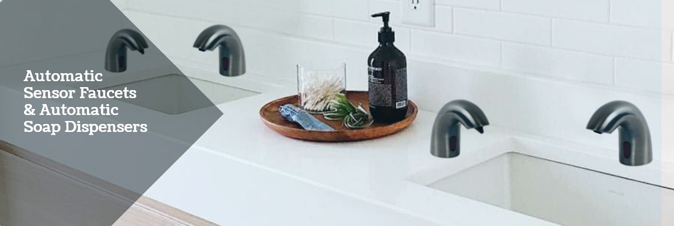 Auto Sensor Faucet and automatic Soap Dispenser Set